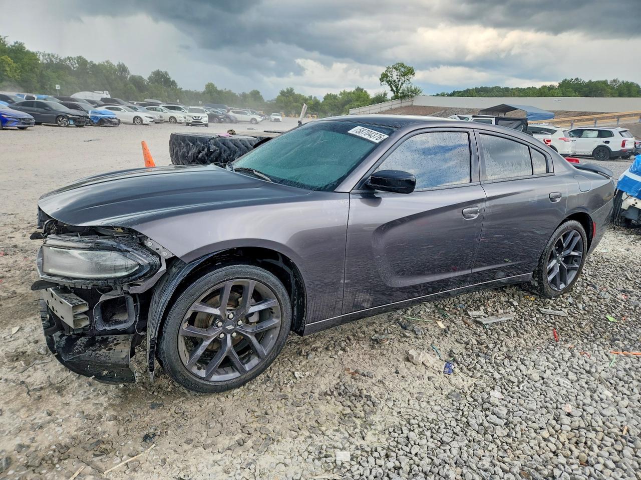 2021 Dodge Charger SXT, VIN 2C3CDXBG8MH544935 — Front end