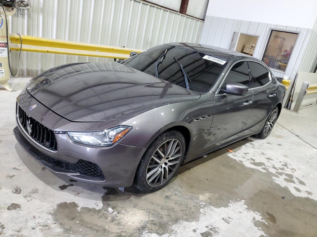 2015 Maserati Ghibli, VIN ZAM57XSA2F1130506 — Interior fire