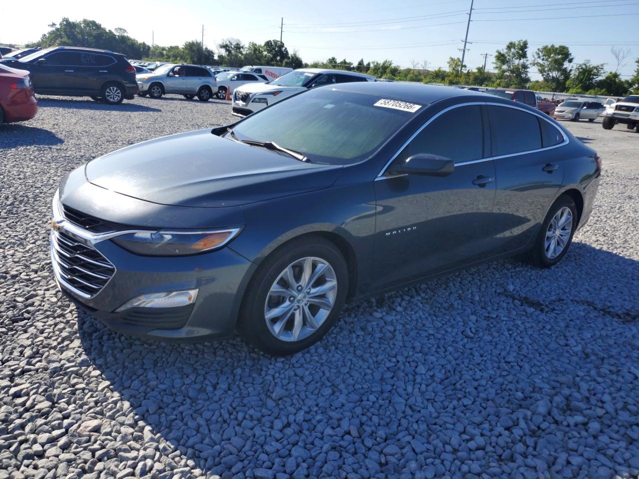 2019 Chevrolet Malibu LT, VIN 1G1ZD5ST1KF137022 — Interior fire