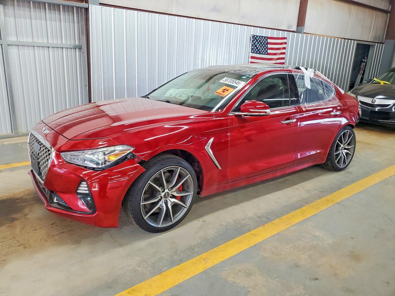 2019 Genesis G70 Advanced, VIN KMTG74LE9KU026425 — Rollover
