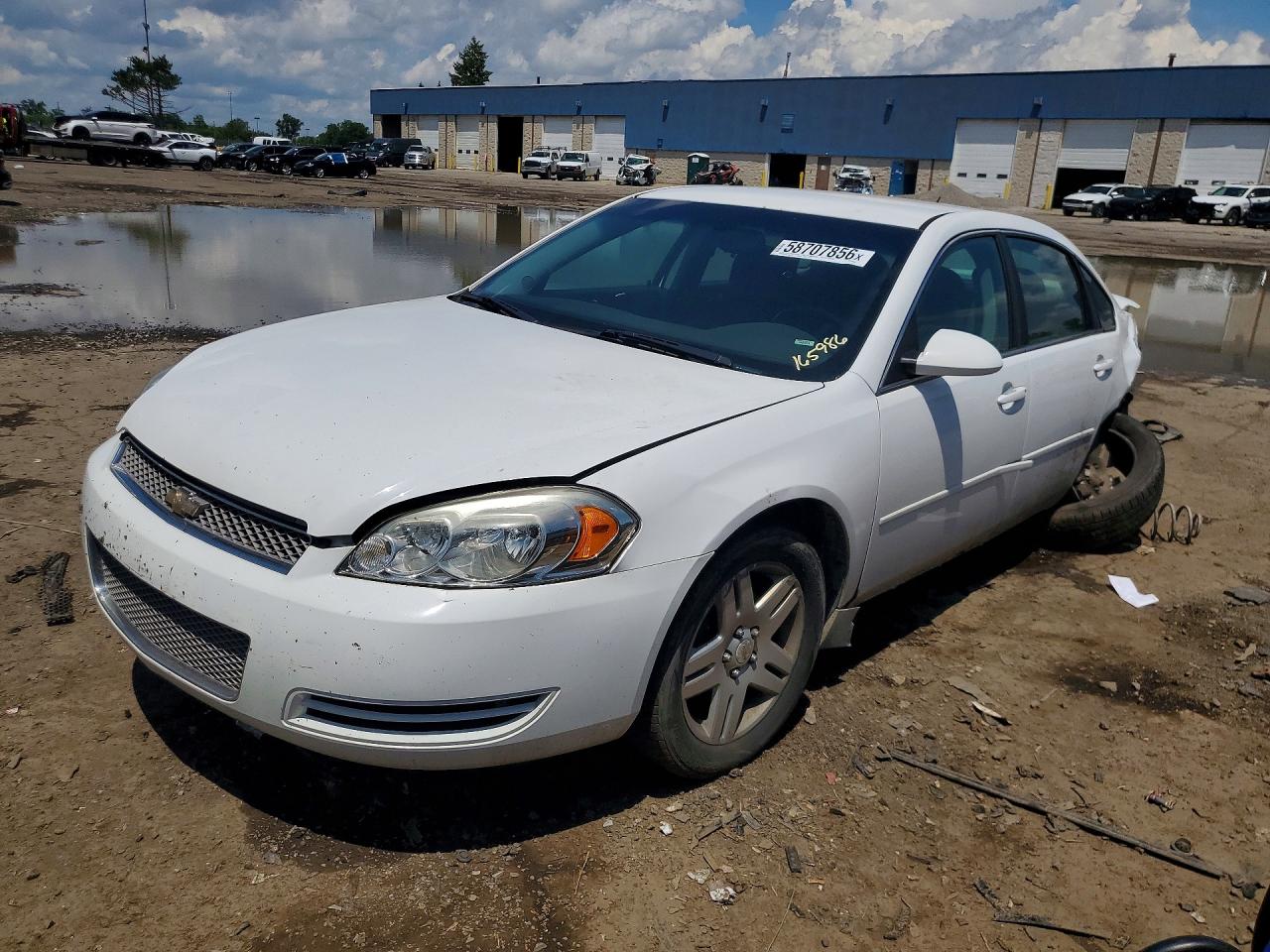 2012 Chevrolet Impala LT Fleet, VIN 2G1WG5E37C1165986 — Rear end