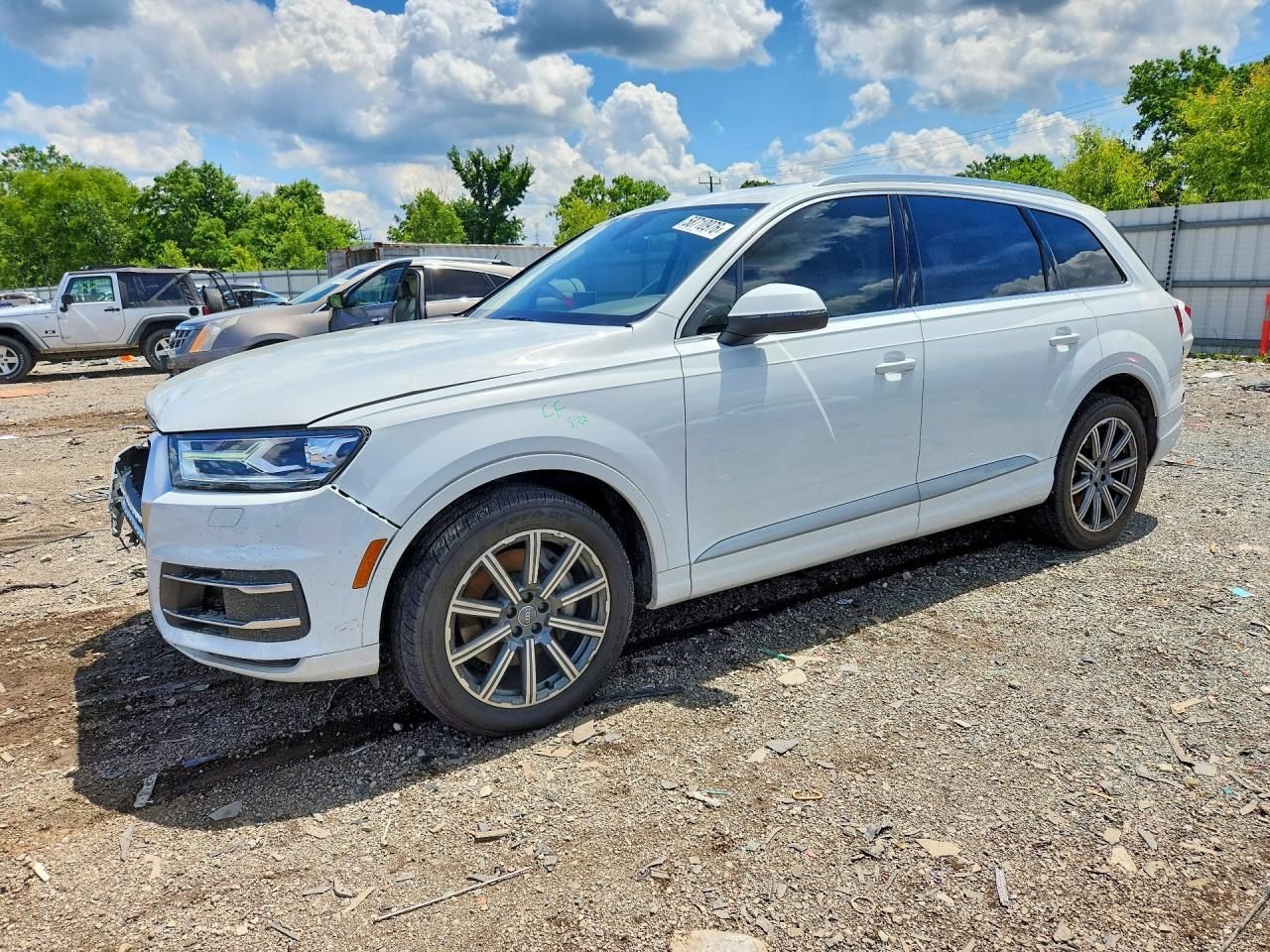 2019 Audi Q7 Premium, VIN WA1AAAF77KD000661 — Front end