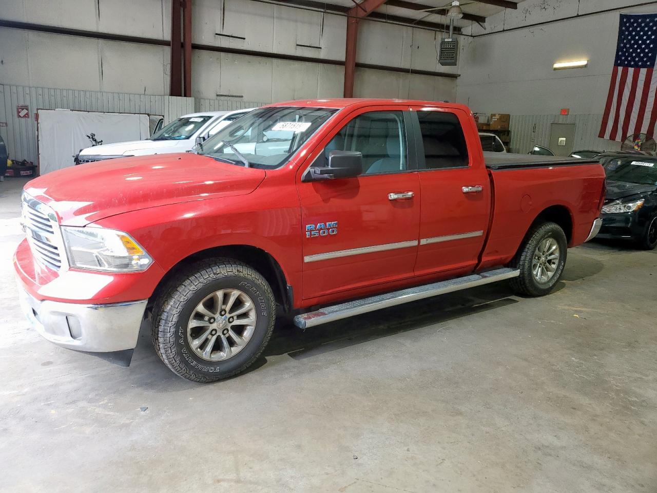 2013 Ram 1500 SLT, VIN 1C6RR6GG2DS600748 — Engine fire