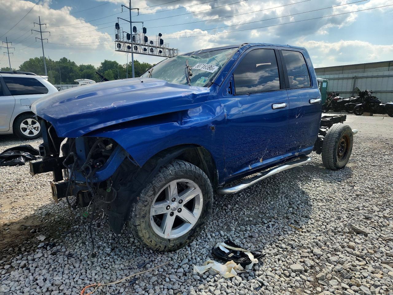 2011 Ram 1500 Big Horn, VIN 1D7RV1GT2BS597714 — Rollover