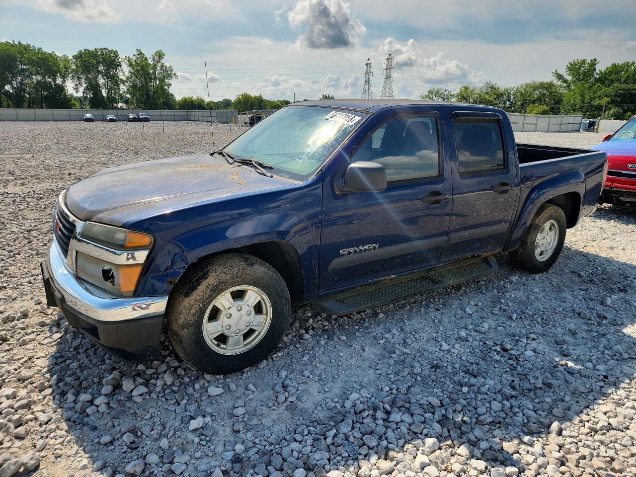2004 GMC Canyon 1SC SLE Z85, VIN 1GTCS136748196717 — Front end
