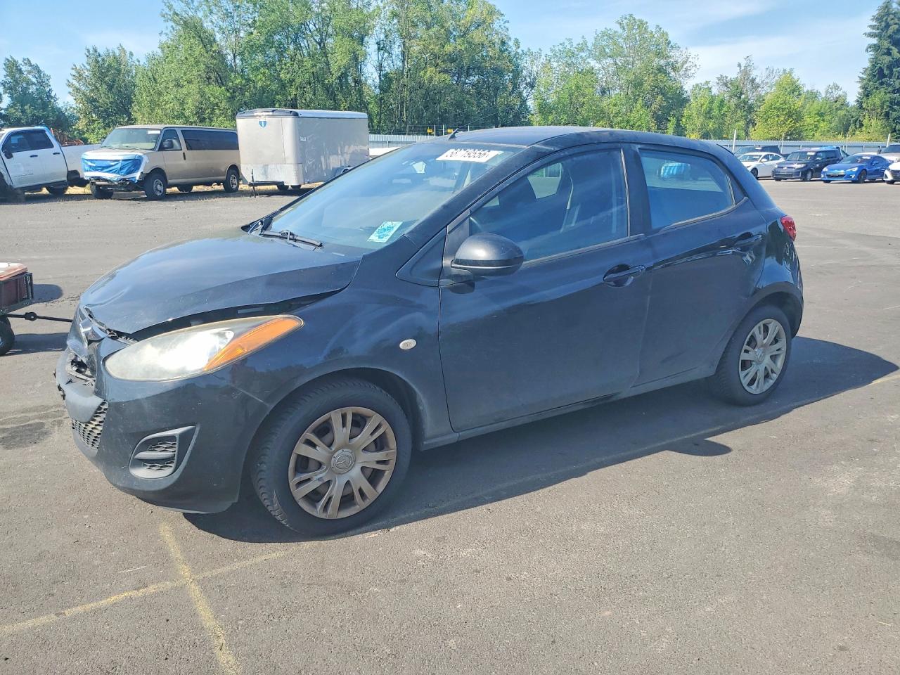 2013 Mazda 2 Sport, VIN JM1DE1KZ7D0155848 — Front end