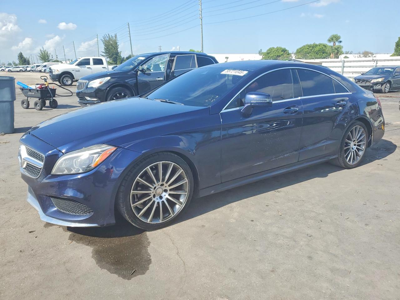2016 Mercedes-Benz CLS 400, VIN WDDLJ6FB7GA160523 — Front end