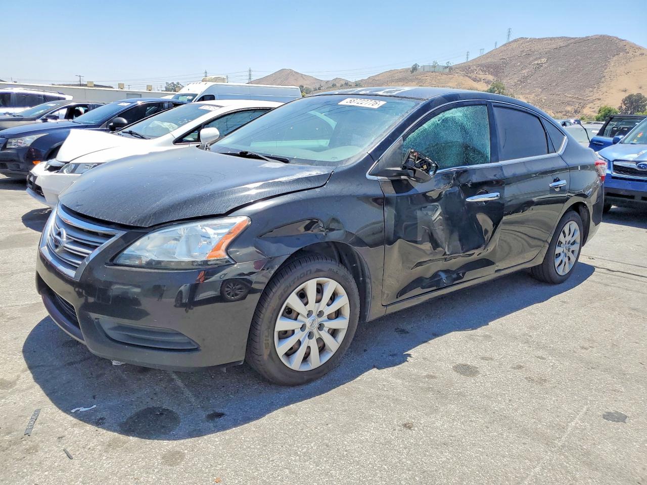 2015 Nissan Sentra SV, VIN 3N1AB7AP7FY286577 — Side