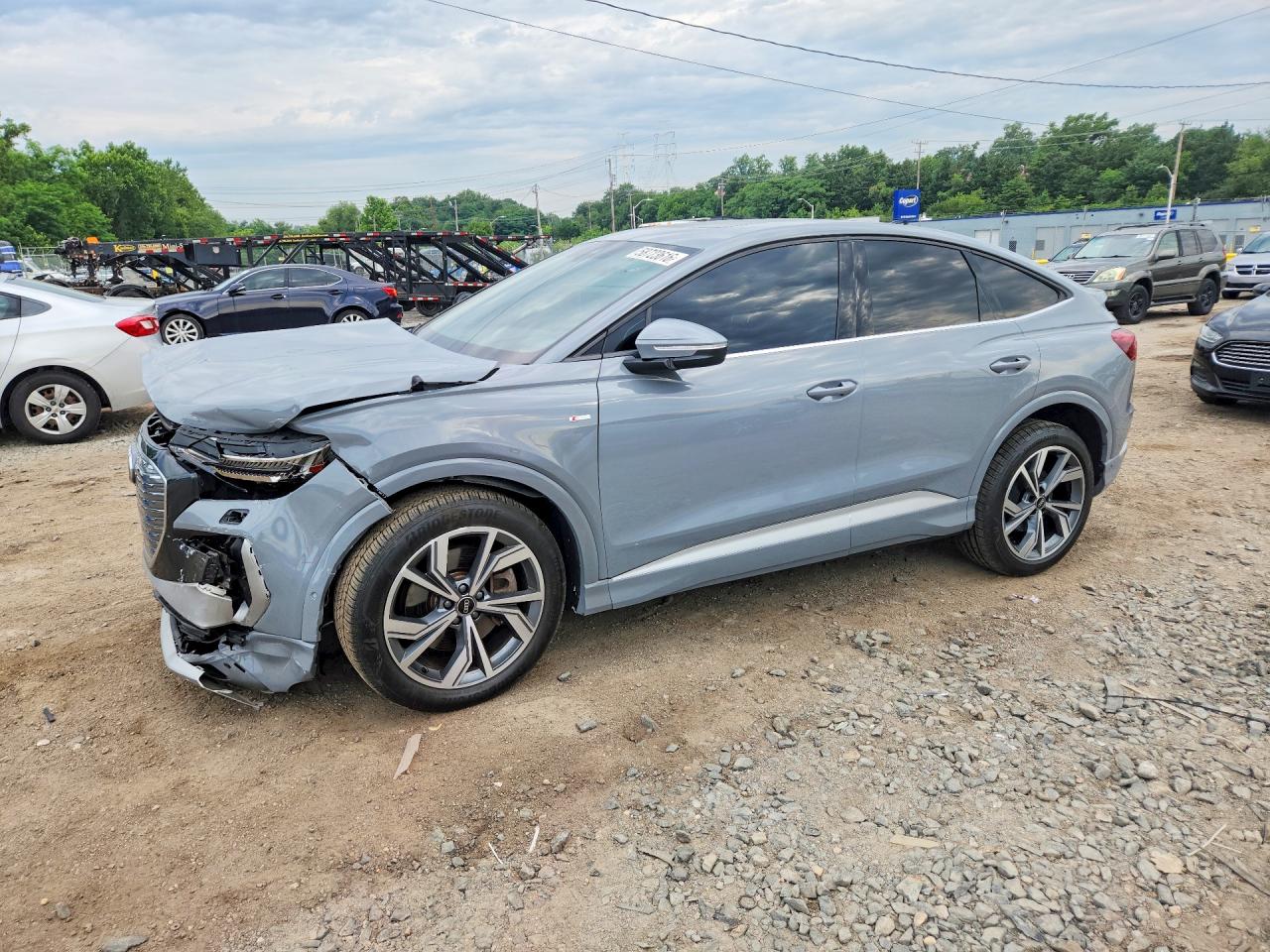 2023 Audi Q4 e-tron Sportback Prestige, VIN WA142BFZ8PP025379 — Front end