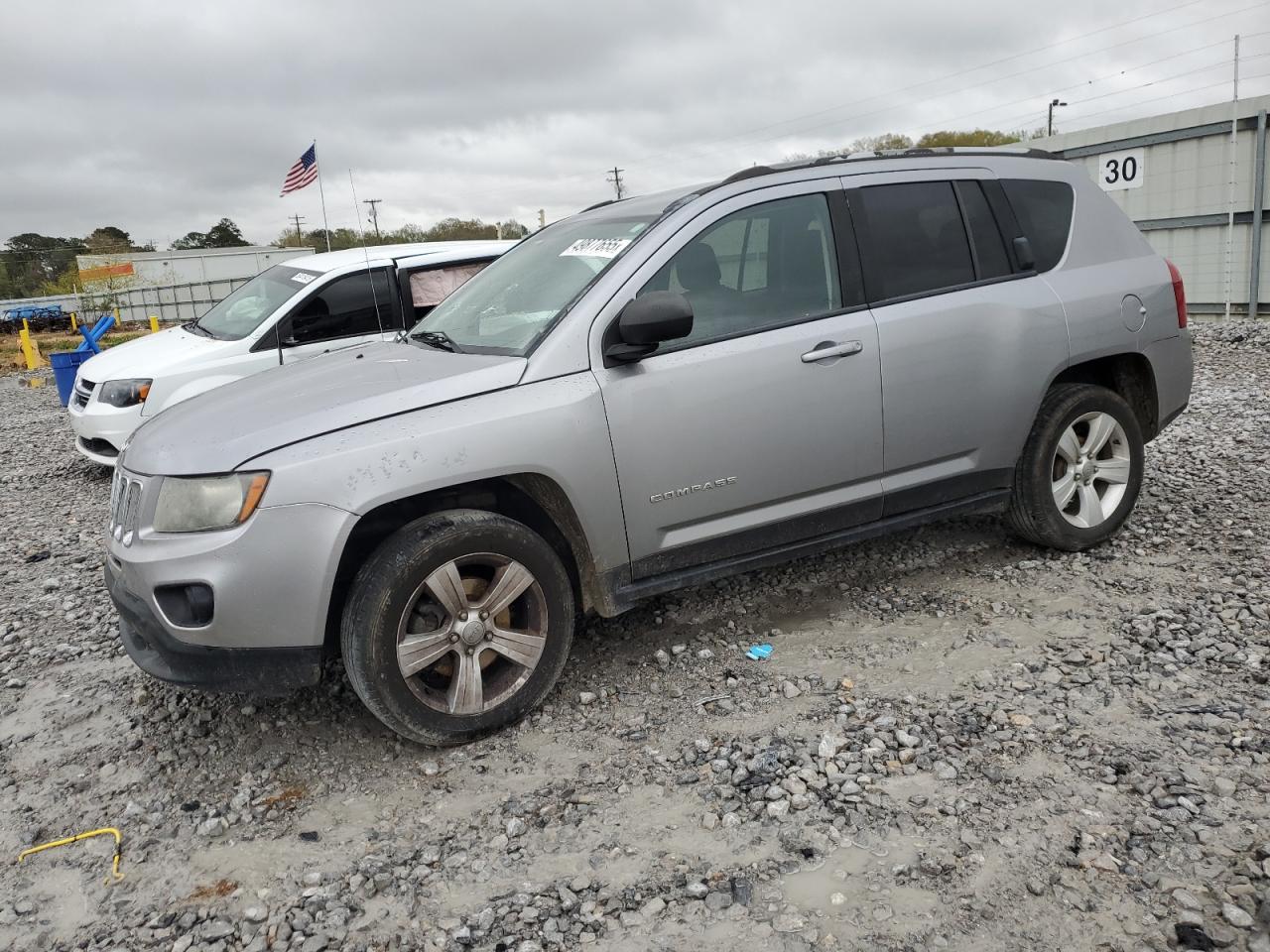 2016 Jeep Compass Sport, VIN 1C4NJCBA5GD620517 — Vandalism