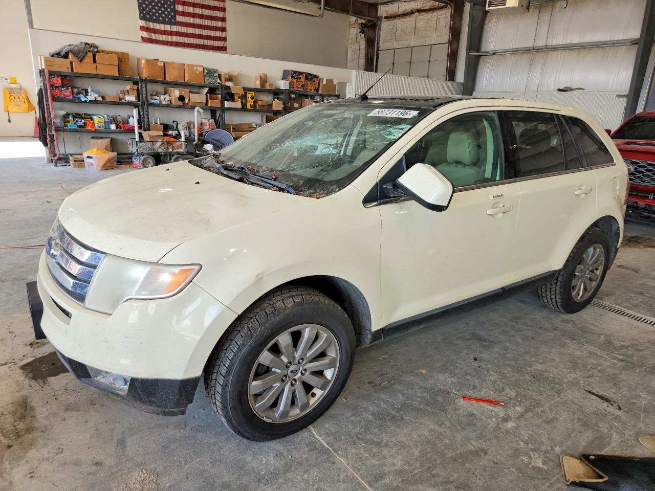 2008 Ford Edge Limited, VIN 2FMDK49C68BA02714 — Roof