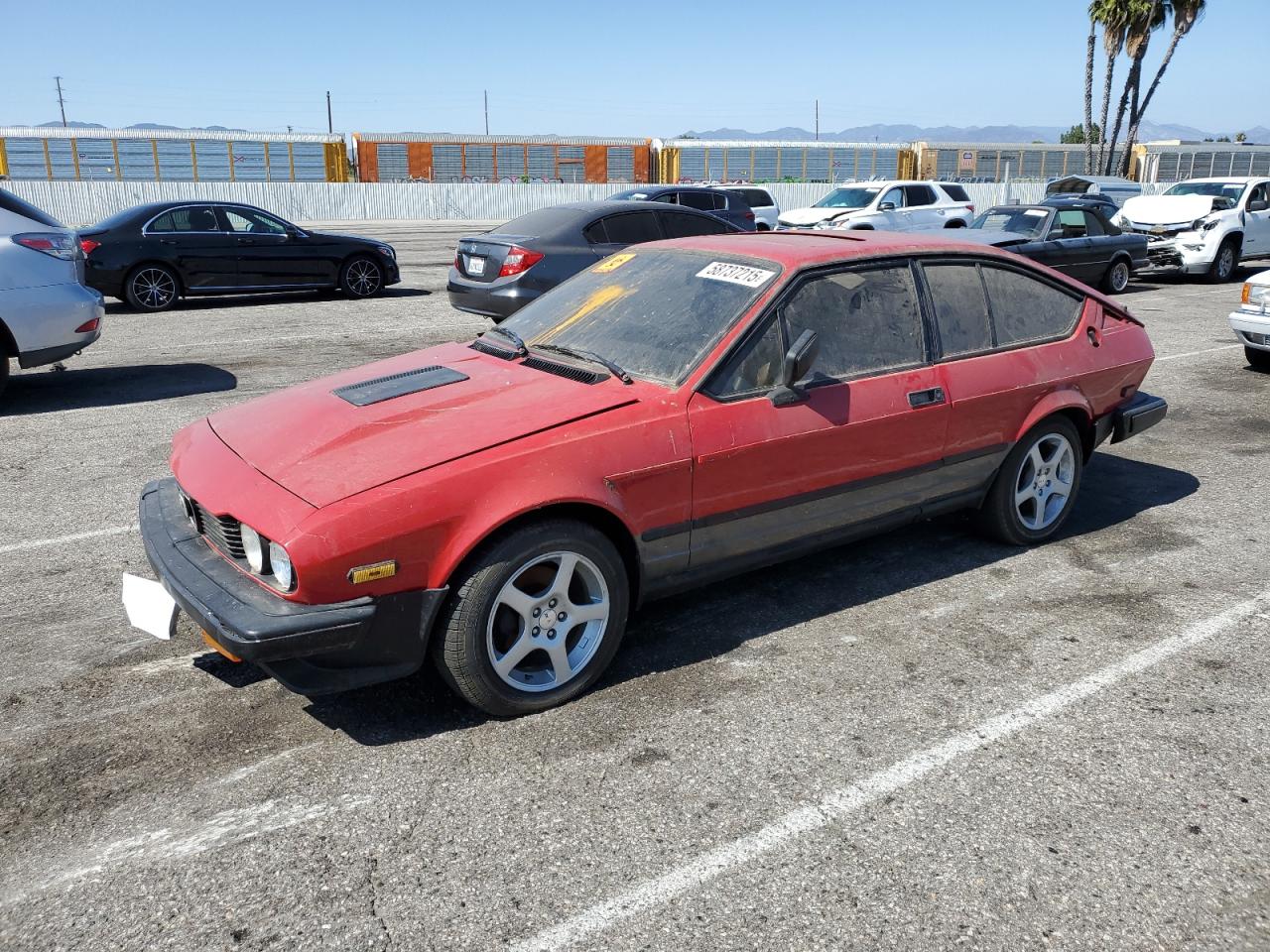 1984 Alfa Romeo GTV, VIN ZARAA669XE1006129 — Vandalism