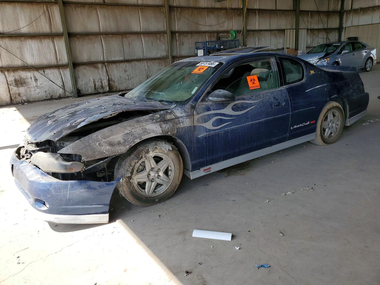 2003 Chevrolet Monte Carlo SS, VIN 2G1WX12K439331614 — Engine fire