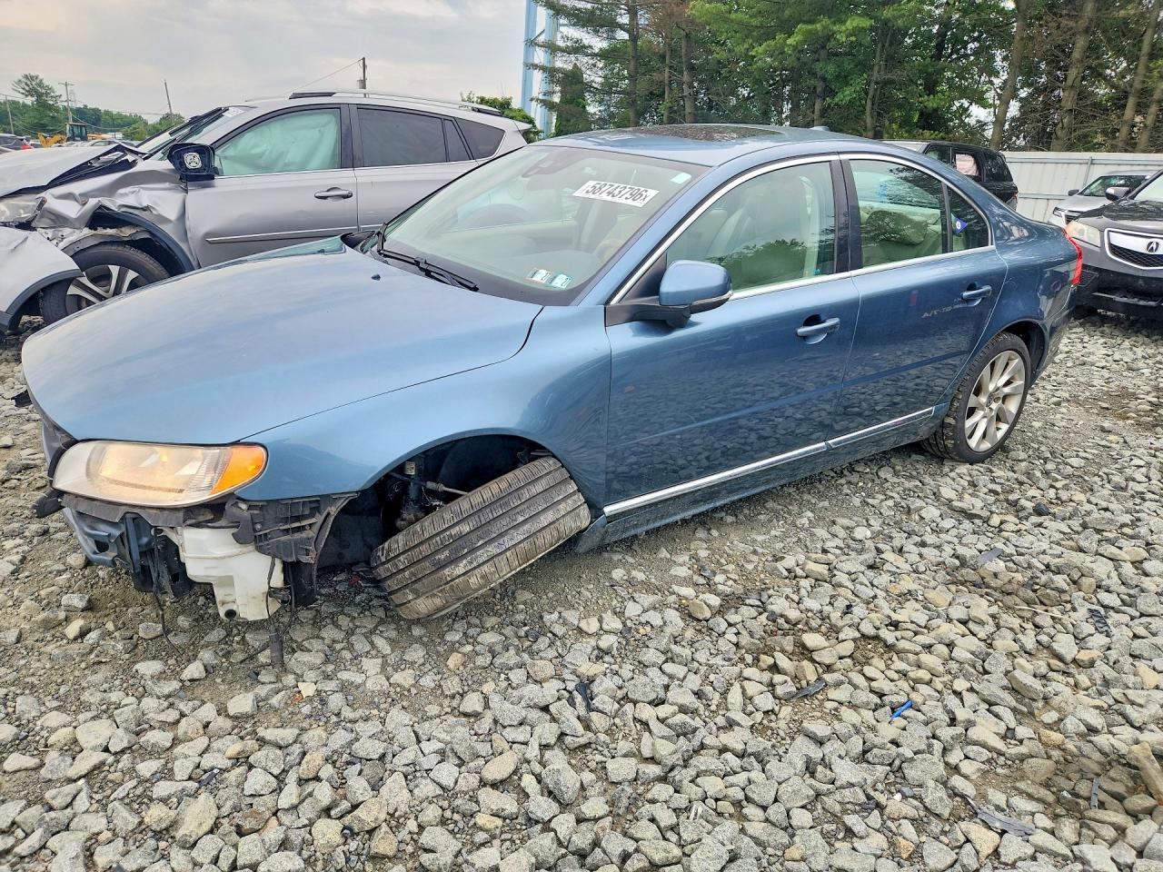 2012 Volvo S80 3.0L, VIN YV1902AH0C1160430 — Перед
