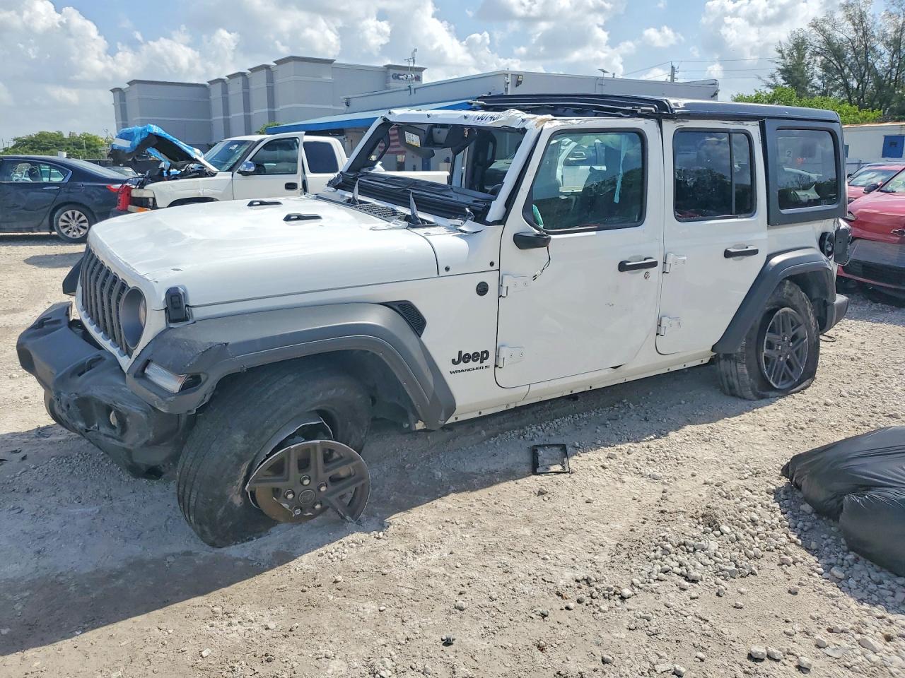 2025 Jeep Wrangler Sport, VIN 1C4PJXDN9SW539954 — Опрокидывание