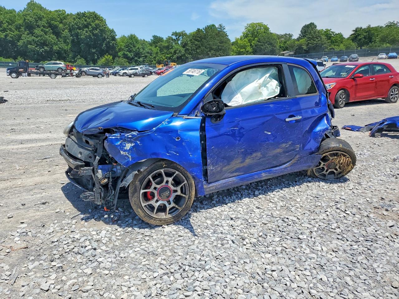 2013 FIAT 500 Sport, VIN 3C3CFFBR1DT740129 — All over