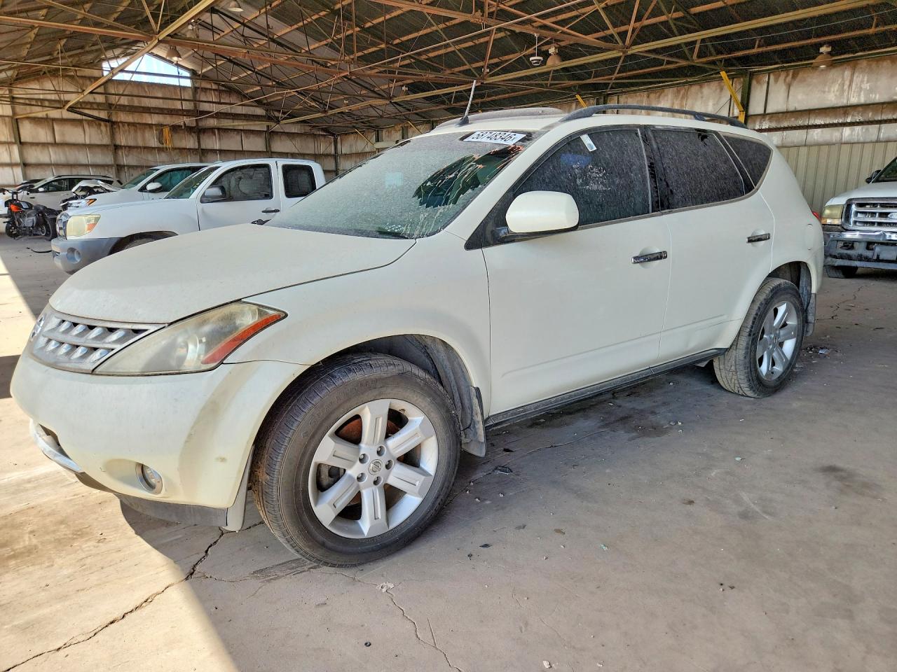 2006 Nissan Murano SL, VIN JN8AZ08W46W521848 — Rear end