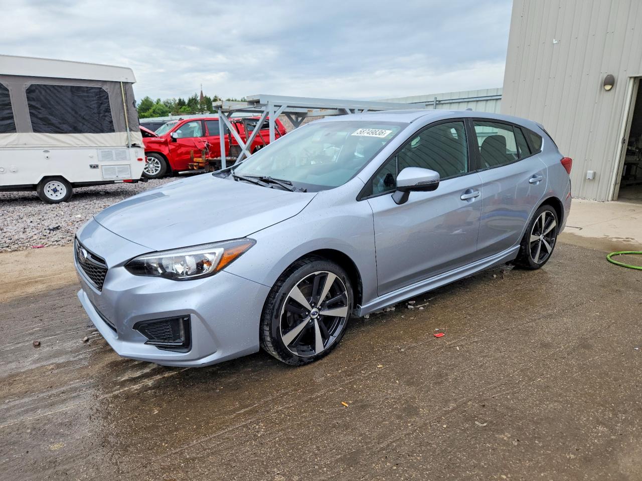 2017 Subaru Impreza Special Sports, VIN 4S3GTAM63H3715830 — Rear end