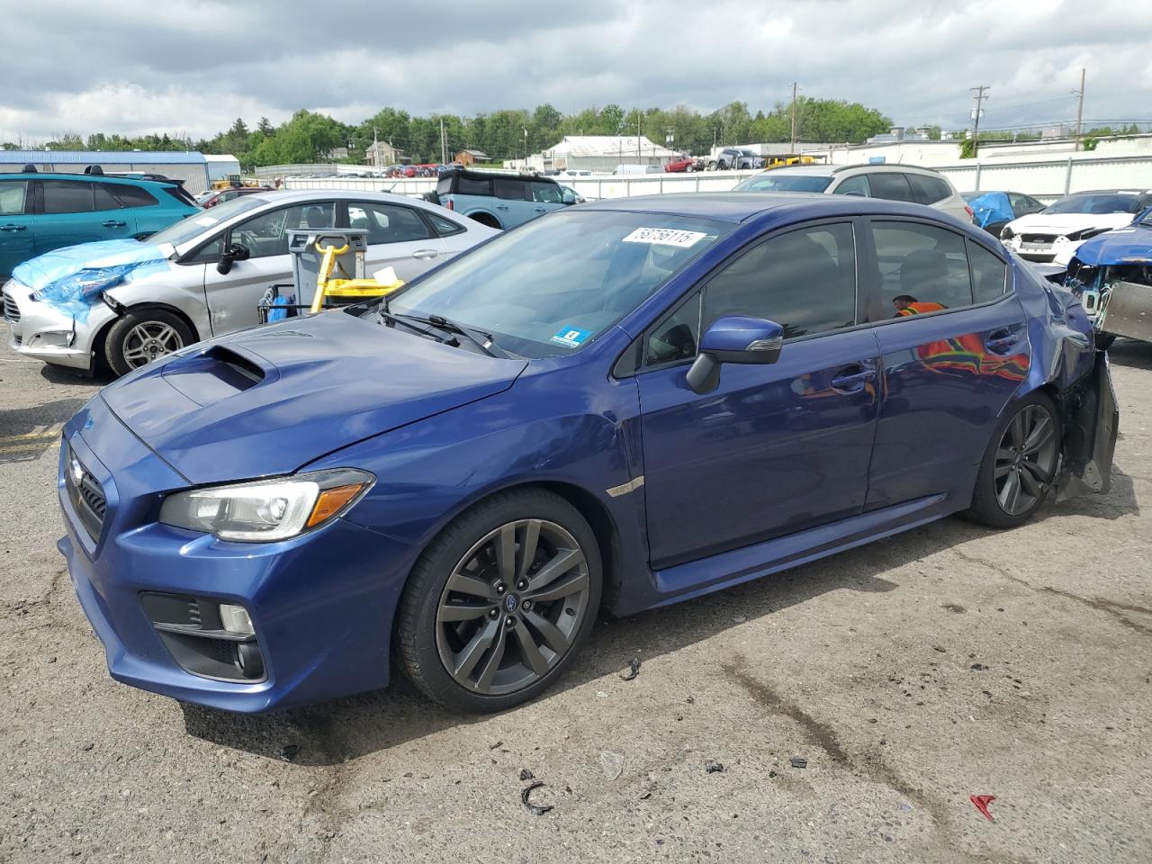 2016 Subaru WRX Limited, VIN JF1VA1N66G8810093 — Rear end