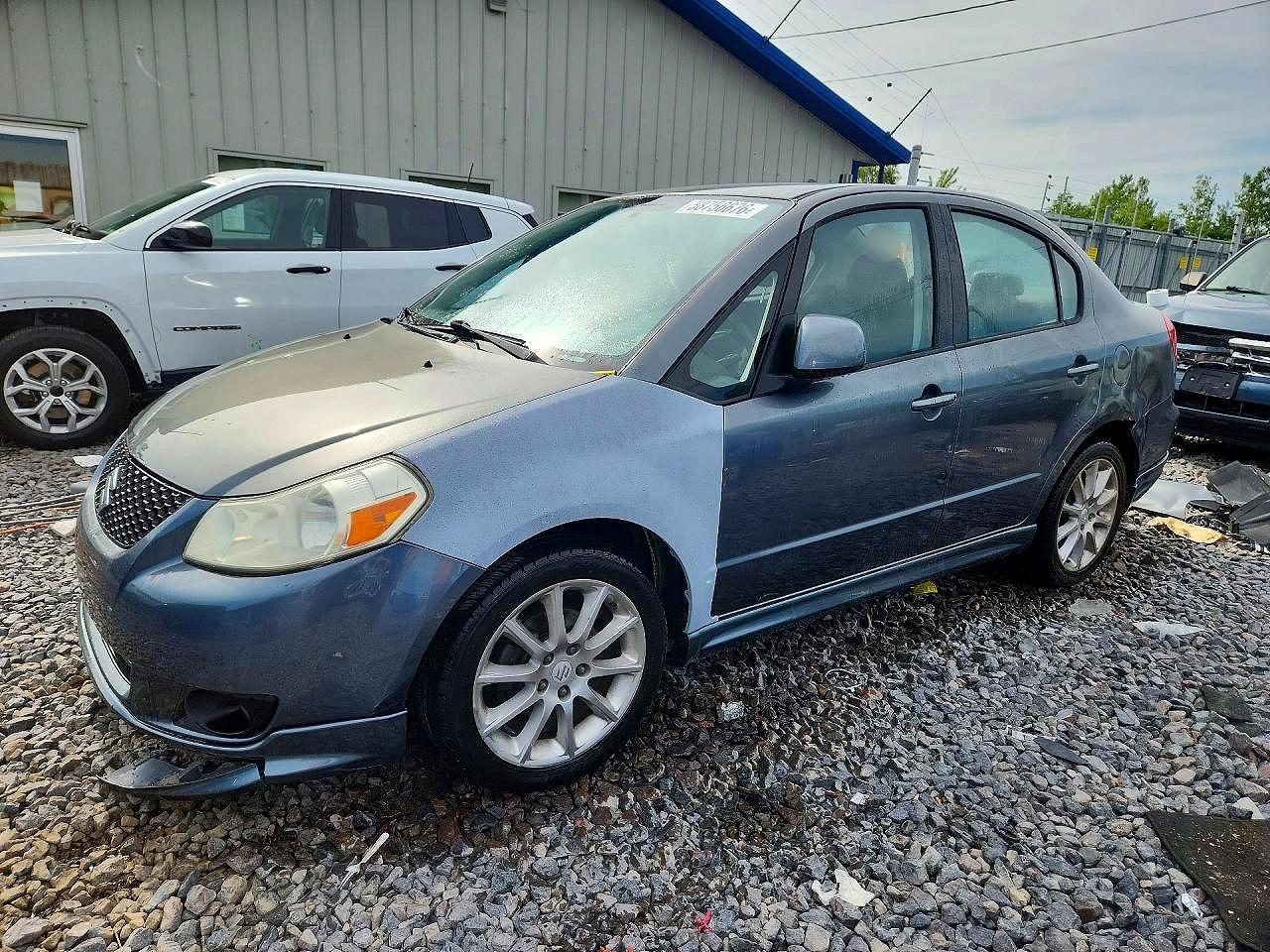 2009 Suzuki SX4 Sport FWD, VIN JS2YC414796200859 — Front end