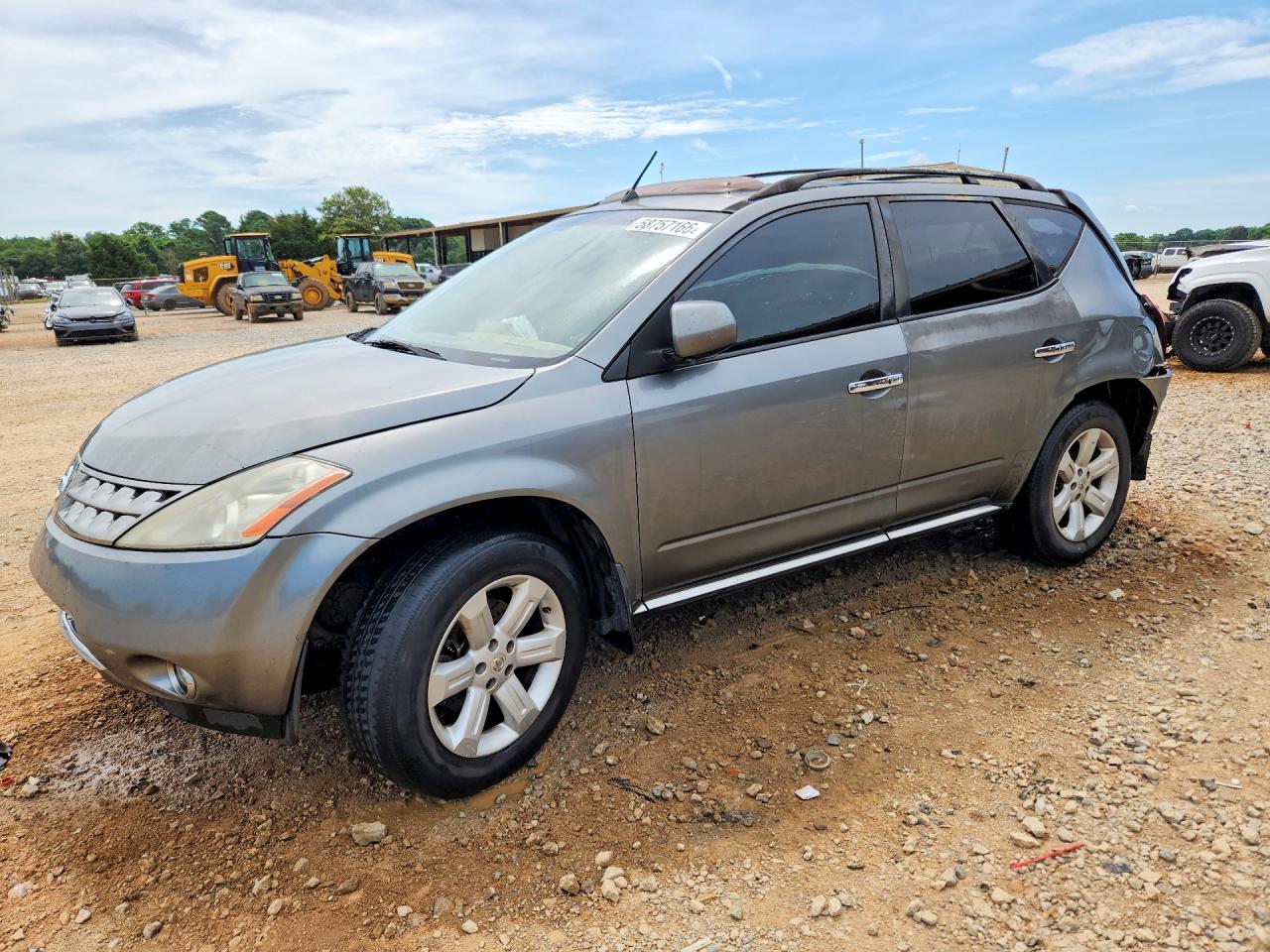 2007 Nissan Murano SL, VIN JN8AZ08T97W520220 — Rear end