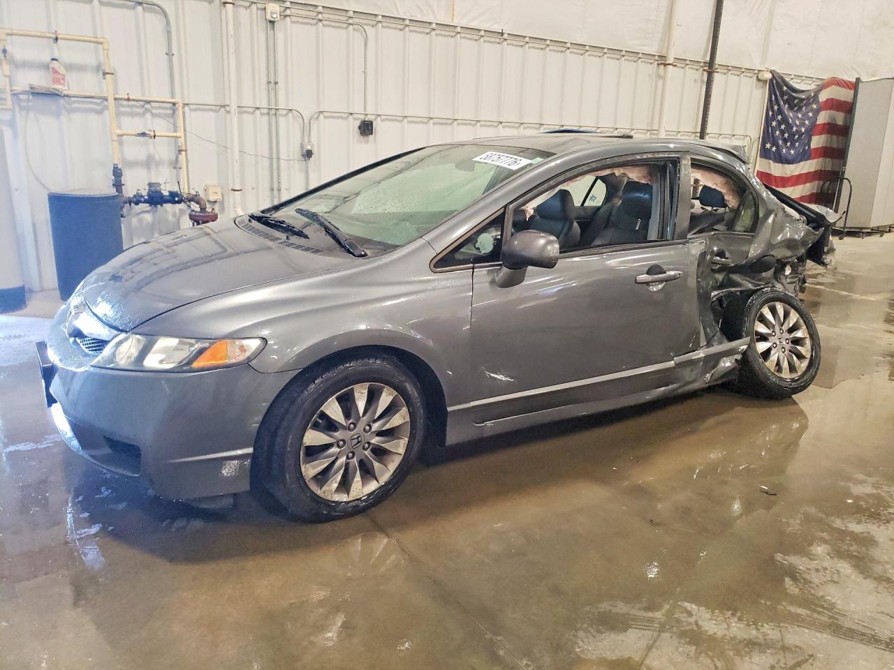 2009 Honda Civic EX-L, VIN 1HGFA16909L011547 — Зад
