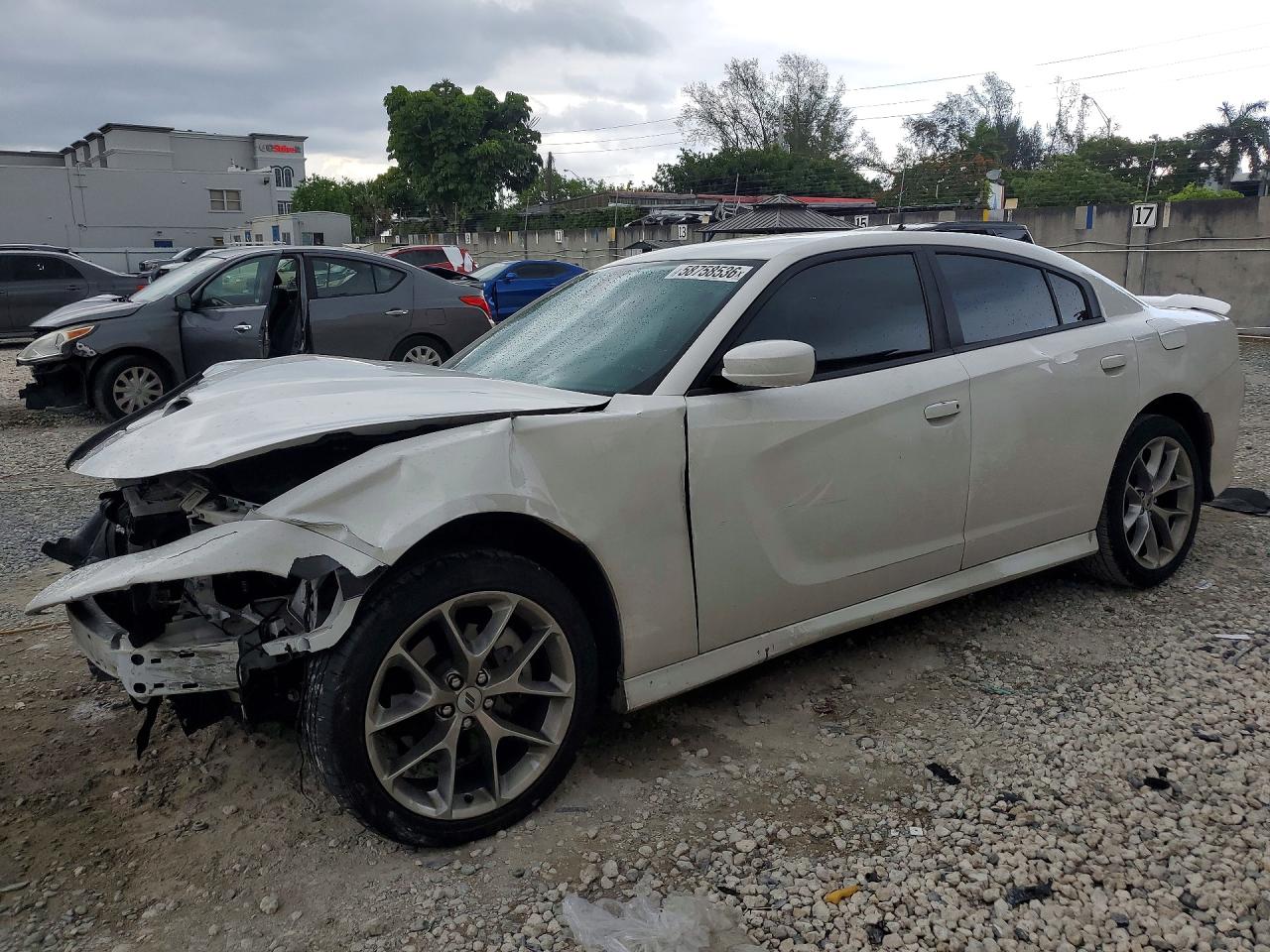 2021 Dodge Charger GT, VIN 2C3CDXHG3MH579292 — Front end