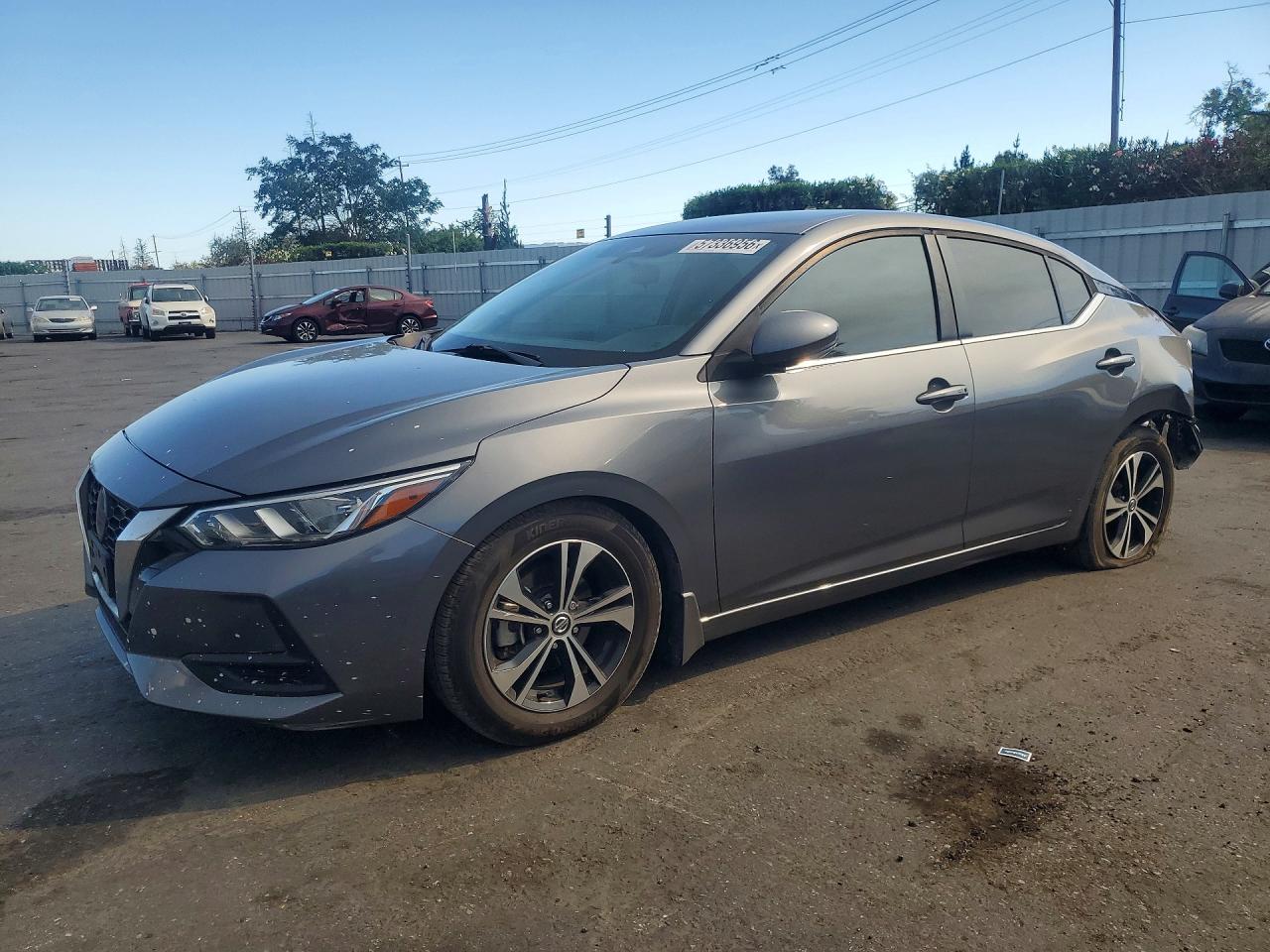 2020 Nissan Sentra SV, VIN 3N1AB8CV8LY217328 — Зад