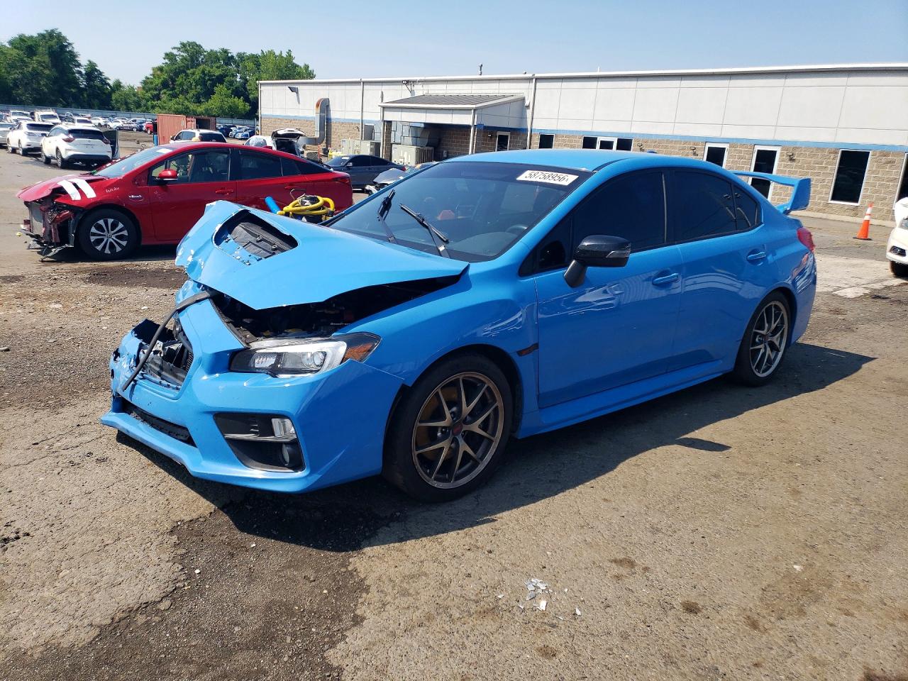 2016 Subaru WRX STI Series.HyperBlue, VIN JF1VA2U67G9813375 — Front end