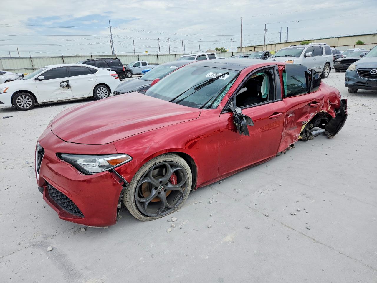 2017 Alfa Romeo Giulia Ti, VIN ZARFAECN9H7535056 — Undercarriage