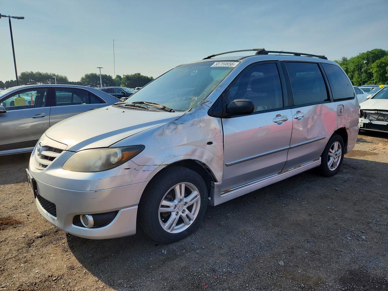 2004 Mazda MPV ES, VIN JM3LW28J940513474 — Front end