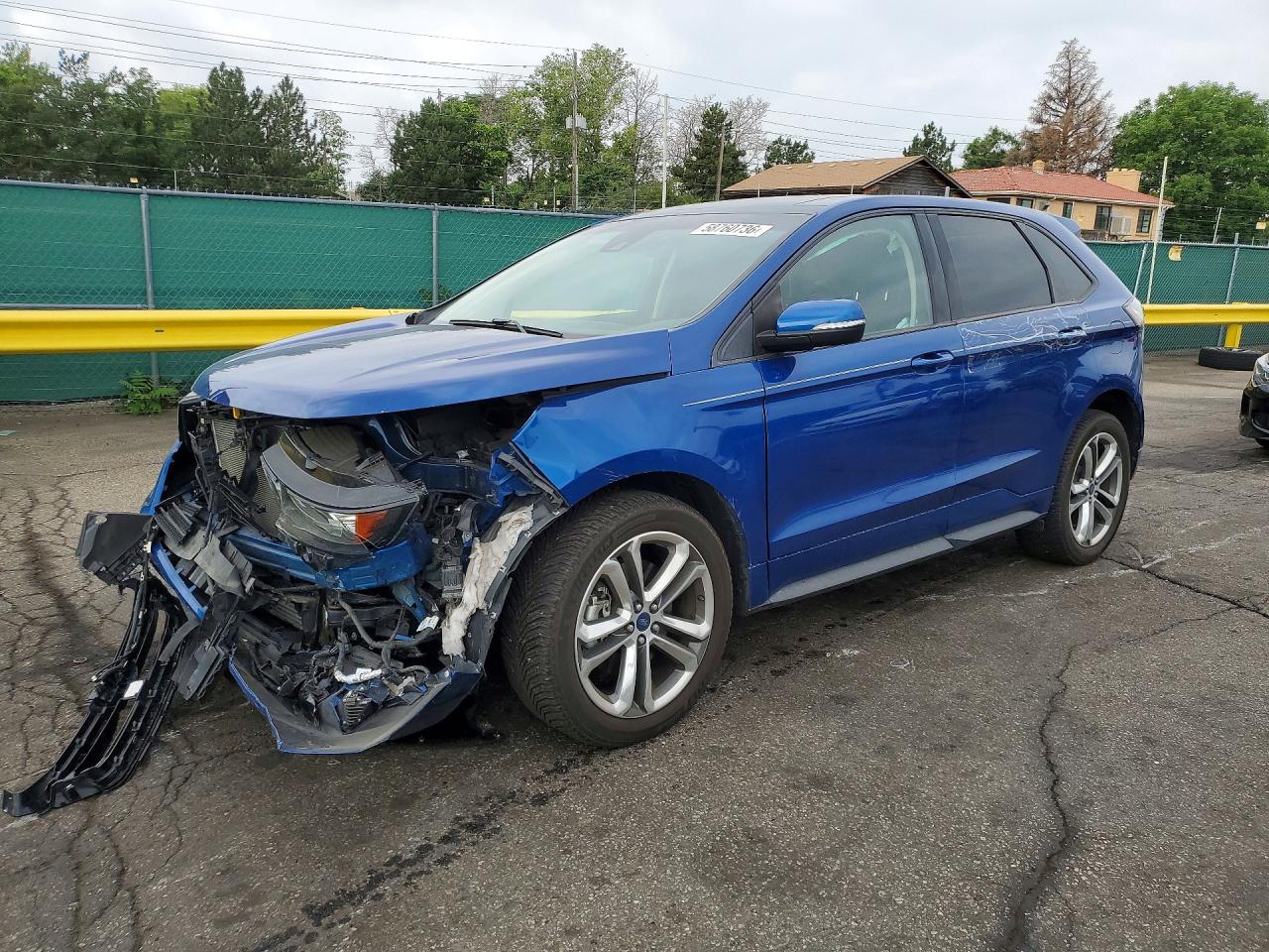 2018 Ford Edge Sport, VIN 2FMPK4AP9JBB86306 — Front end