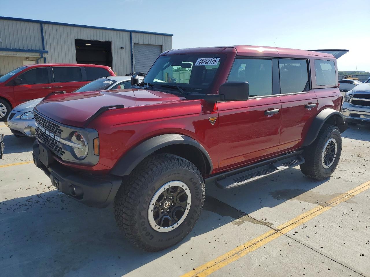 2026 Ford Bronco Badlands, VIN 1FMEE9BP7TLA75329 — Rear end