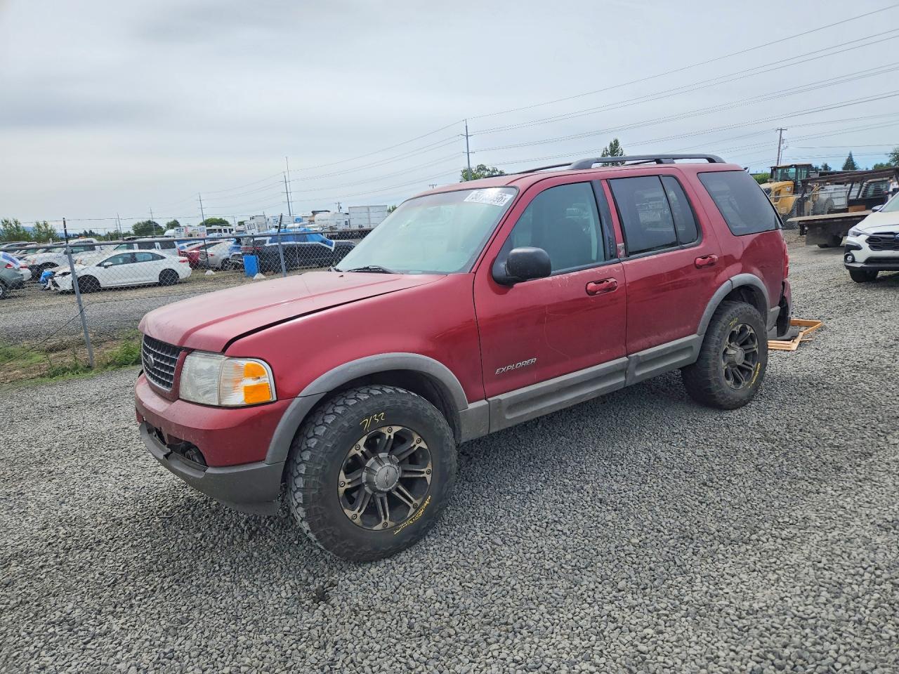 2002 Ford Explorer XLT, VIN 1FMZU73W52ZB31262 — Rear end