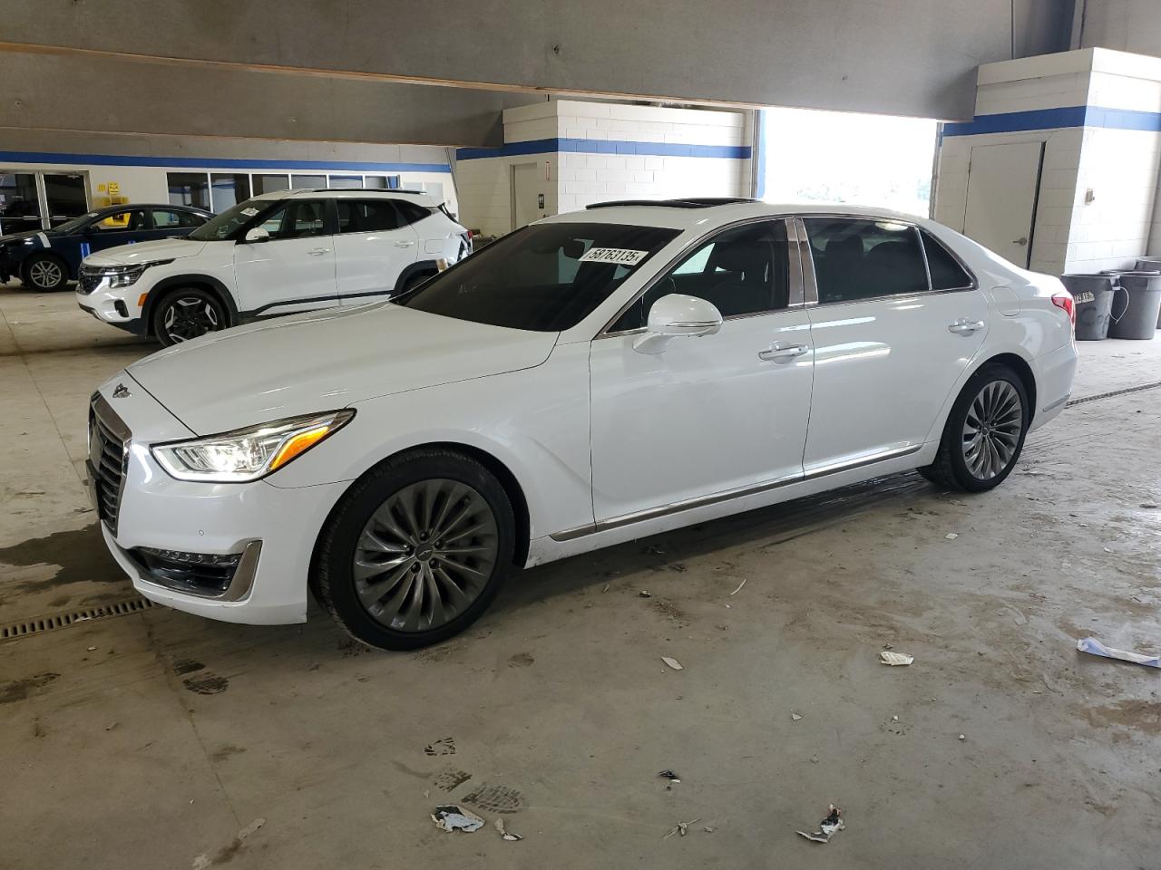2017 Genesis G90 Premium, VIN KMHG34JA3HU020876 — Roof