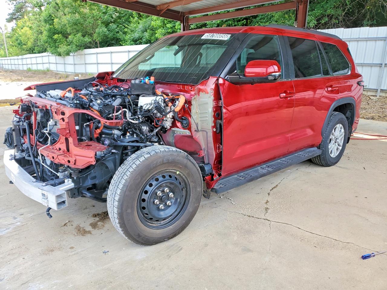 2025 Toyota Sequoia SR5, VIN 7SVAAABA7SX056384 — Stripped