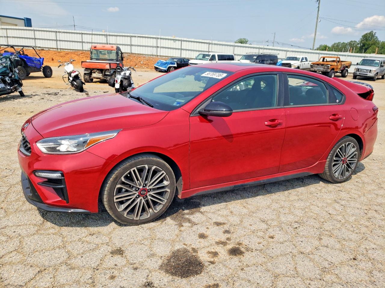 2021 Kia Forte GT, VIN 3KPF44AC9ME365322 — Rear end
