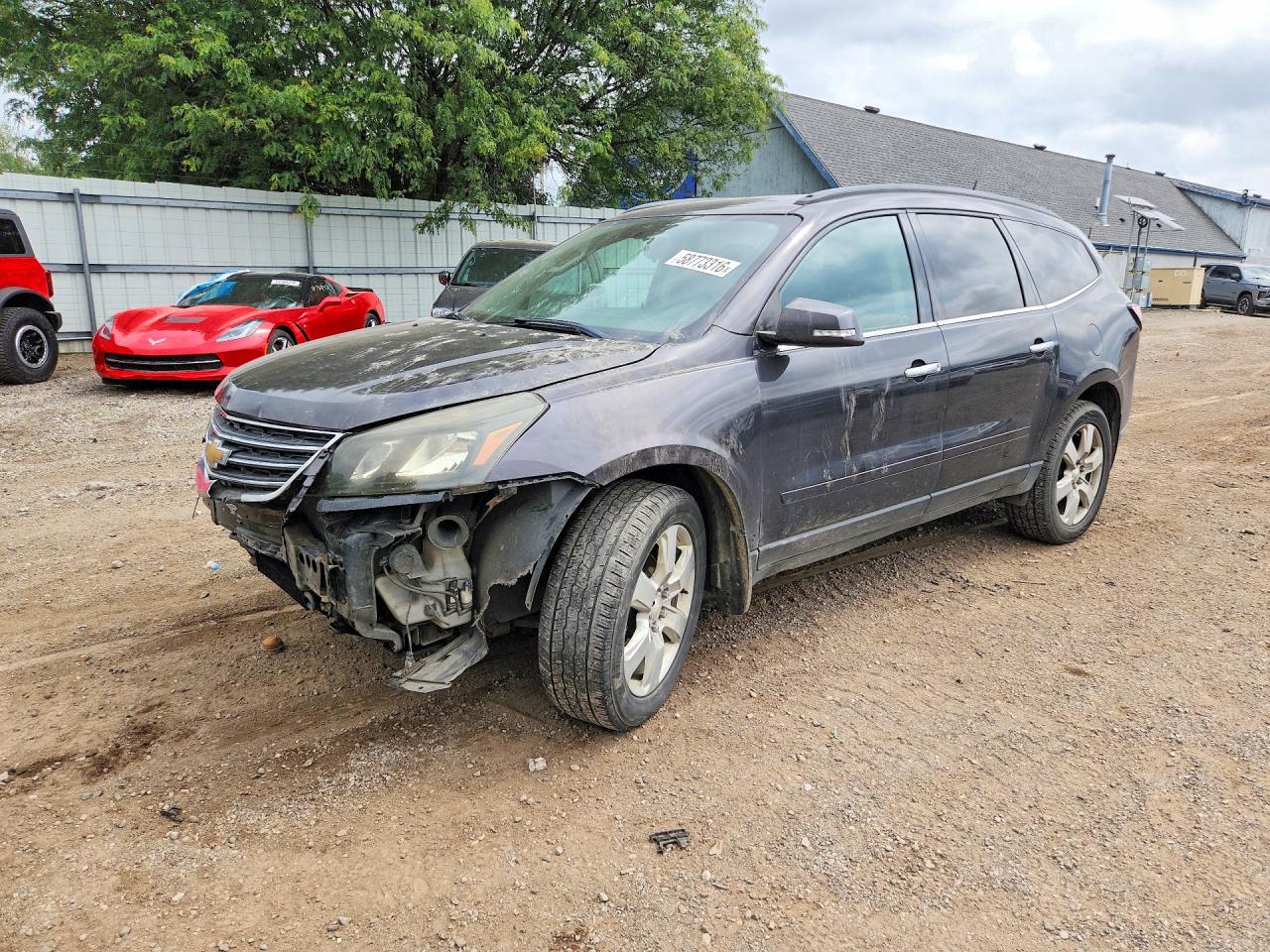 2017 Chevrolet Traverse LT, VIN 1GNKVGKD2HJ177780 — Front end
