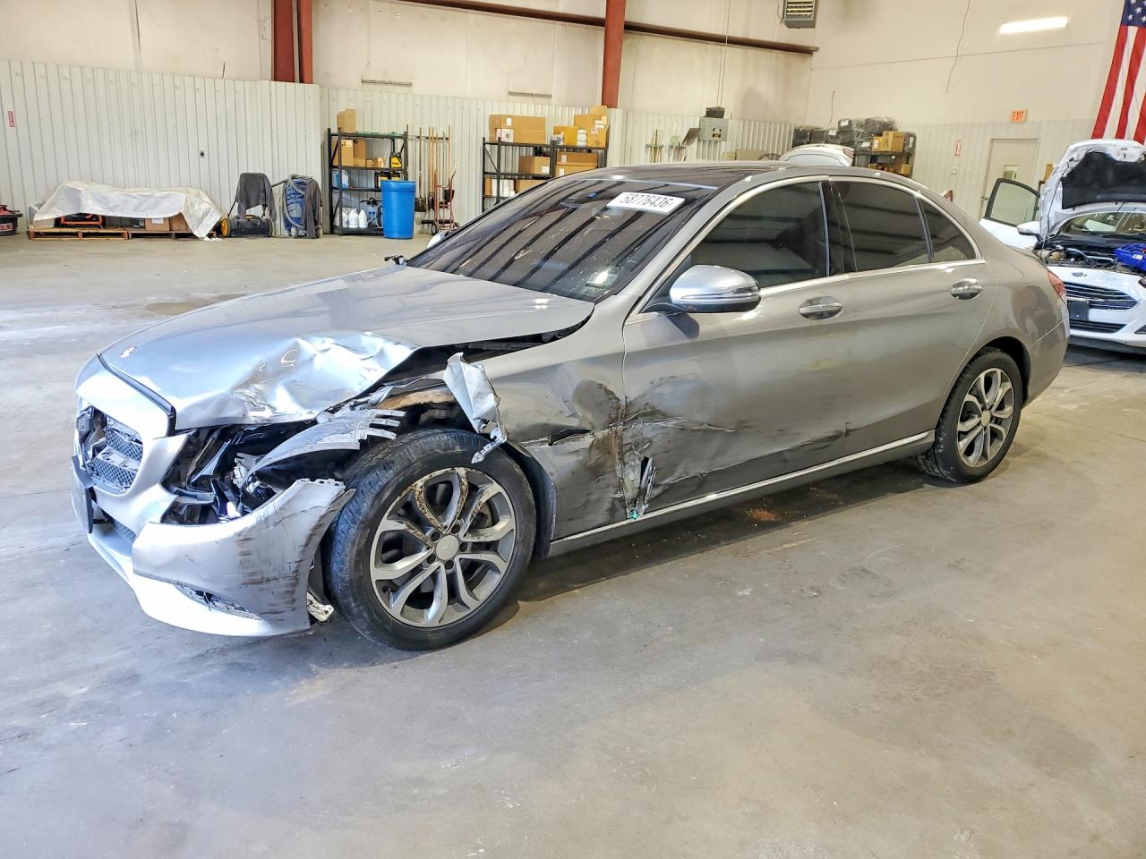 2016 Mercedes-Benz C 300, VIN WDDWF4JB4GR138782 — Front end