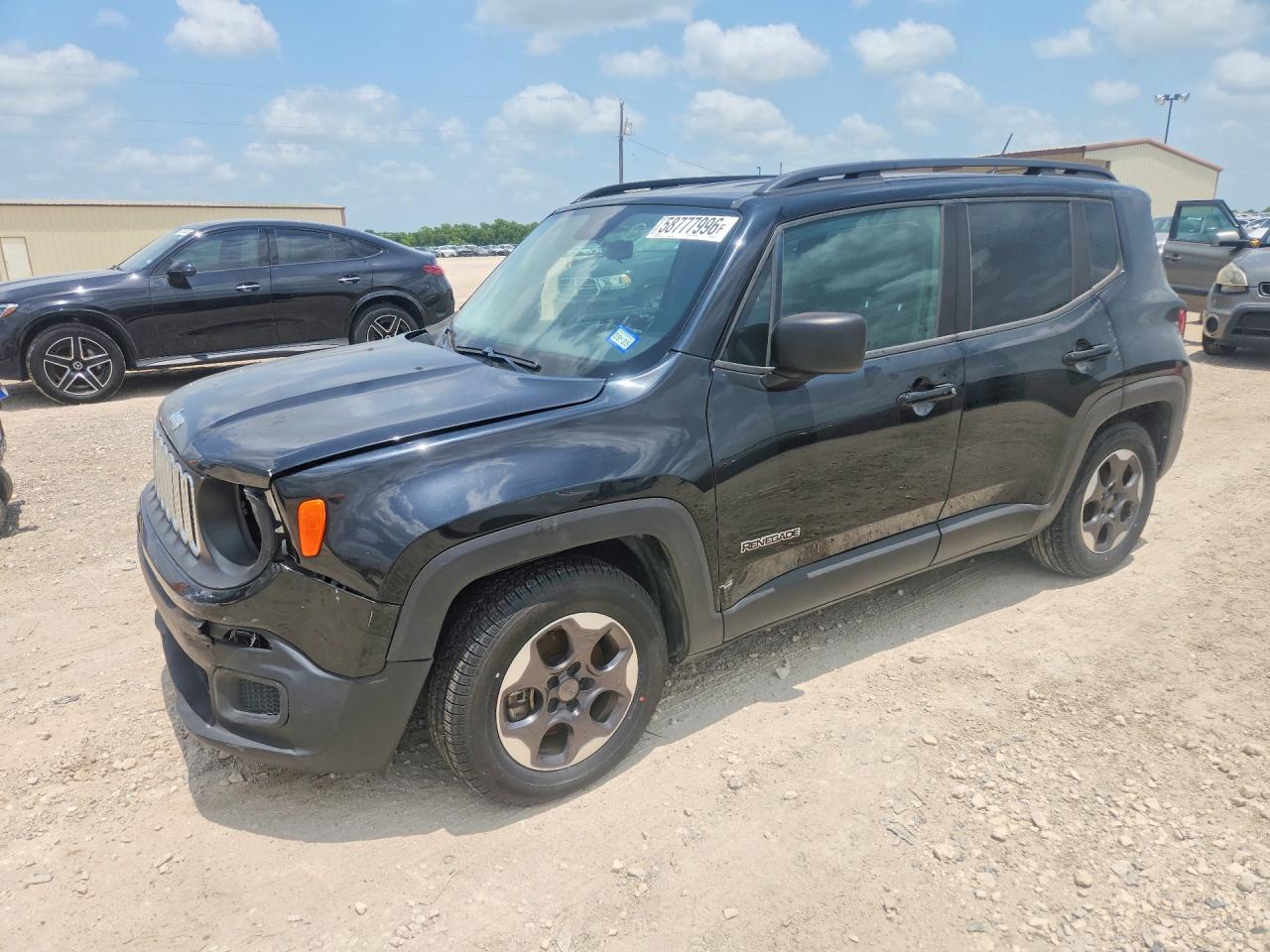 2017 Jeep Renegade Sport, VIN ZACCJAAB6HPF86578 — Front end
