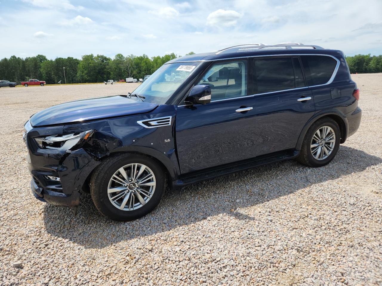 2019 Infiniti QX80 Luxe, VIN JN8AZ2NE4K9228855 — Front end