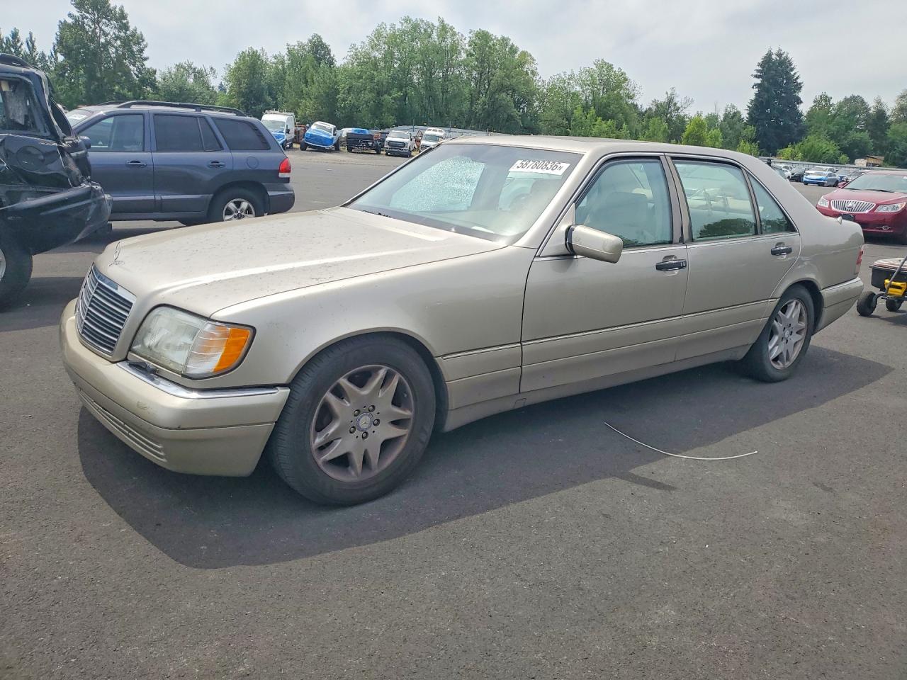 1997 Mercedes-Benz S 320/430/500, VIN WDBGA51G3VA342918 — Side