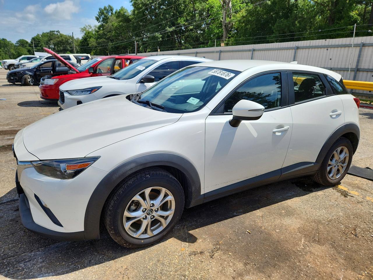 2019 Mazda CX-3 Sport, VIN JM1DKDB7XK1450698 — Water / flood
