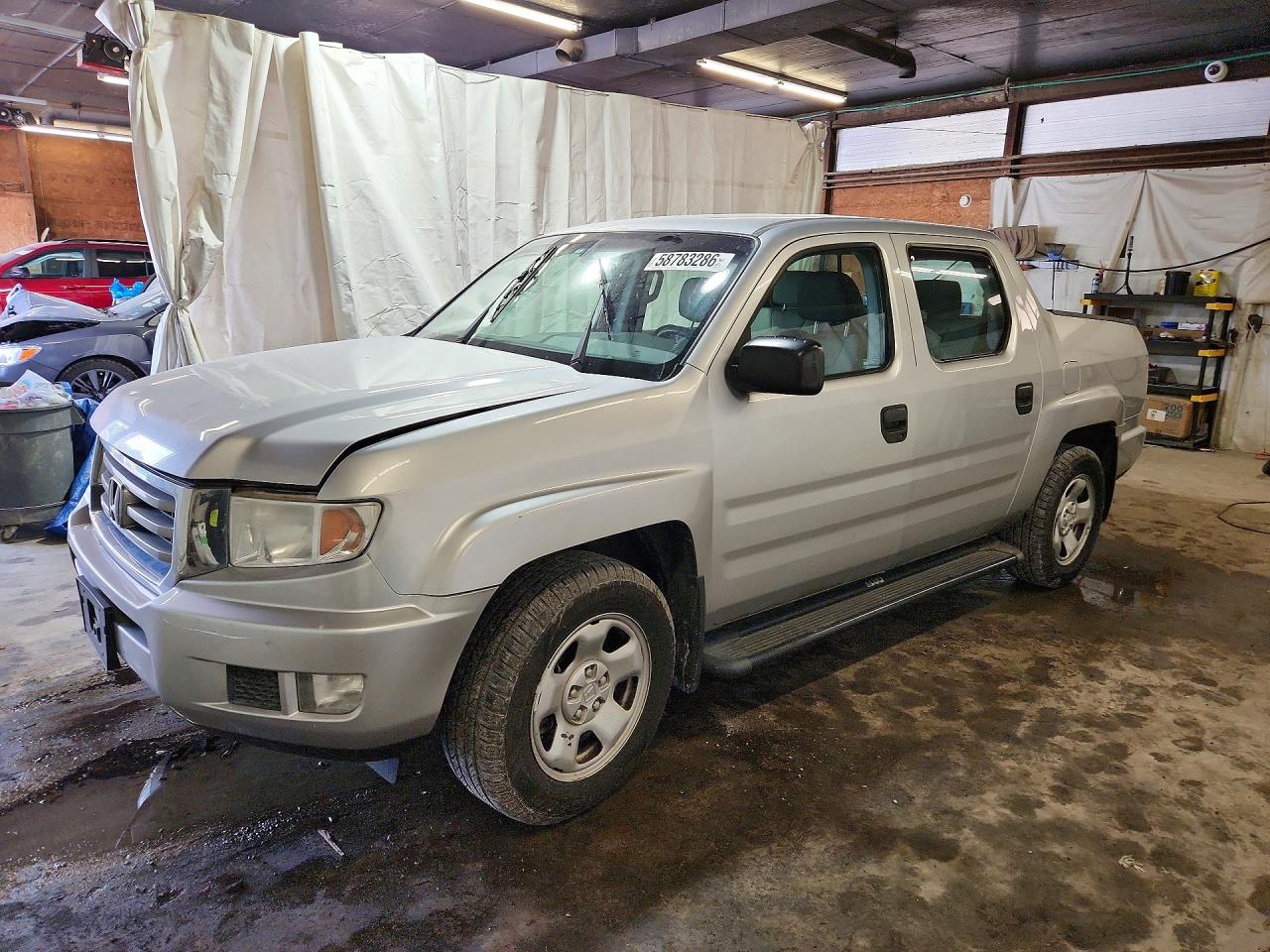 2012 Honda Ridgeline RT, VIN 5FPYK1F22CB461144 — Front end