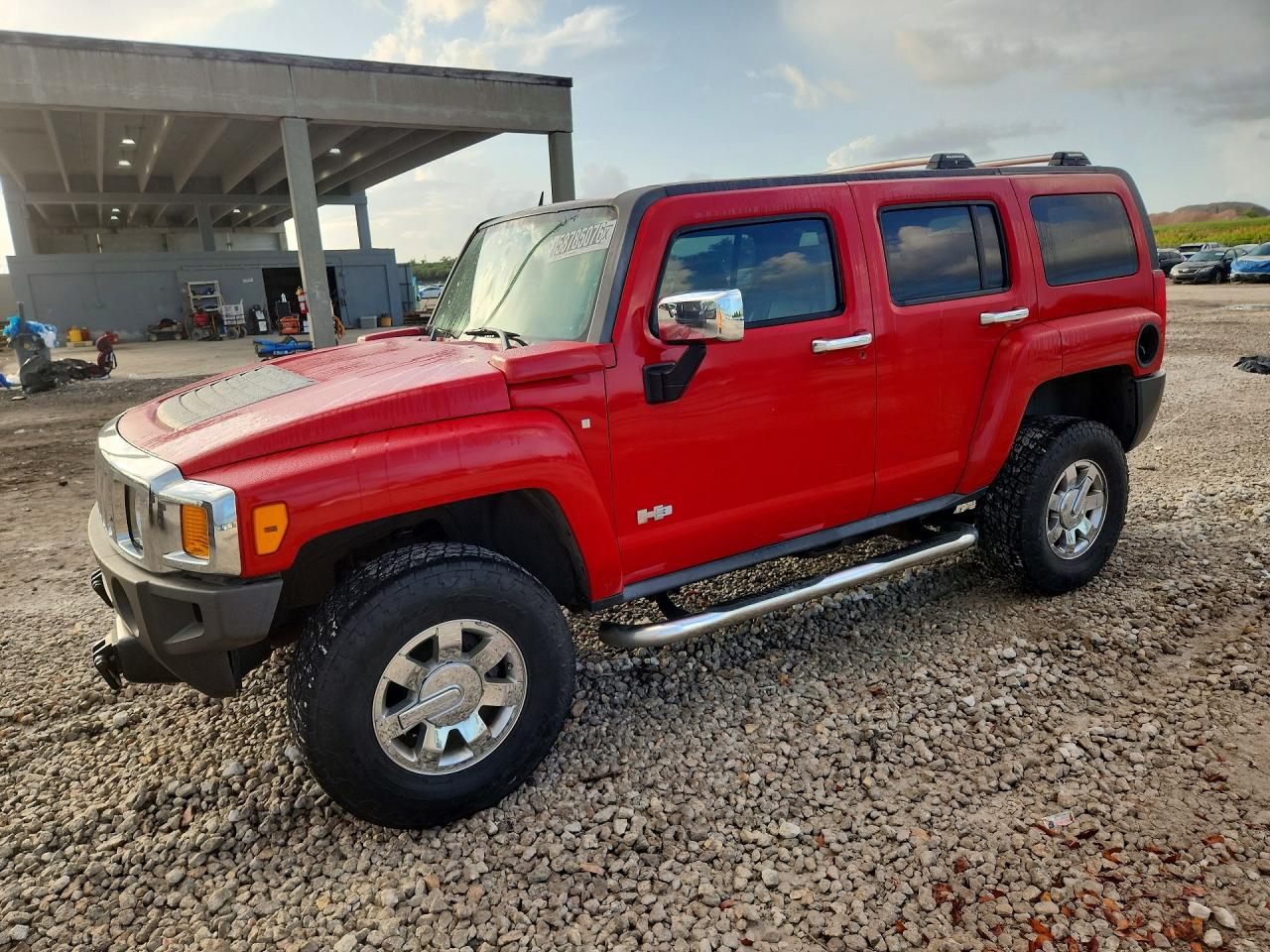 2007 Hummer H3 SUV, VIN 5GTDN13E078235583 — Minor dents and scratches