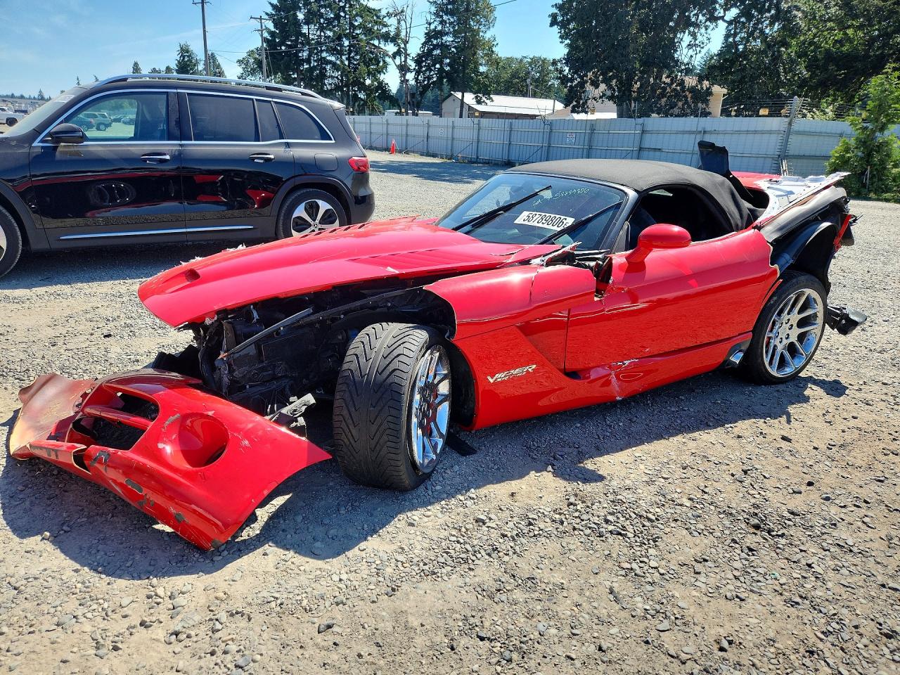 2004 Dodge Viper SRT-10, VIN 1B3JZ65Z34V101970 — Rear end