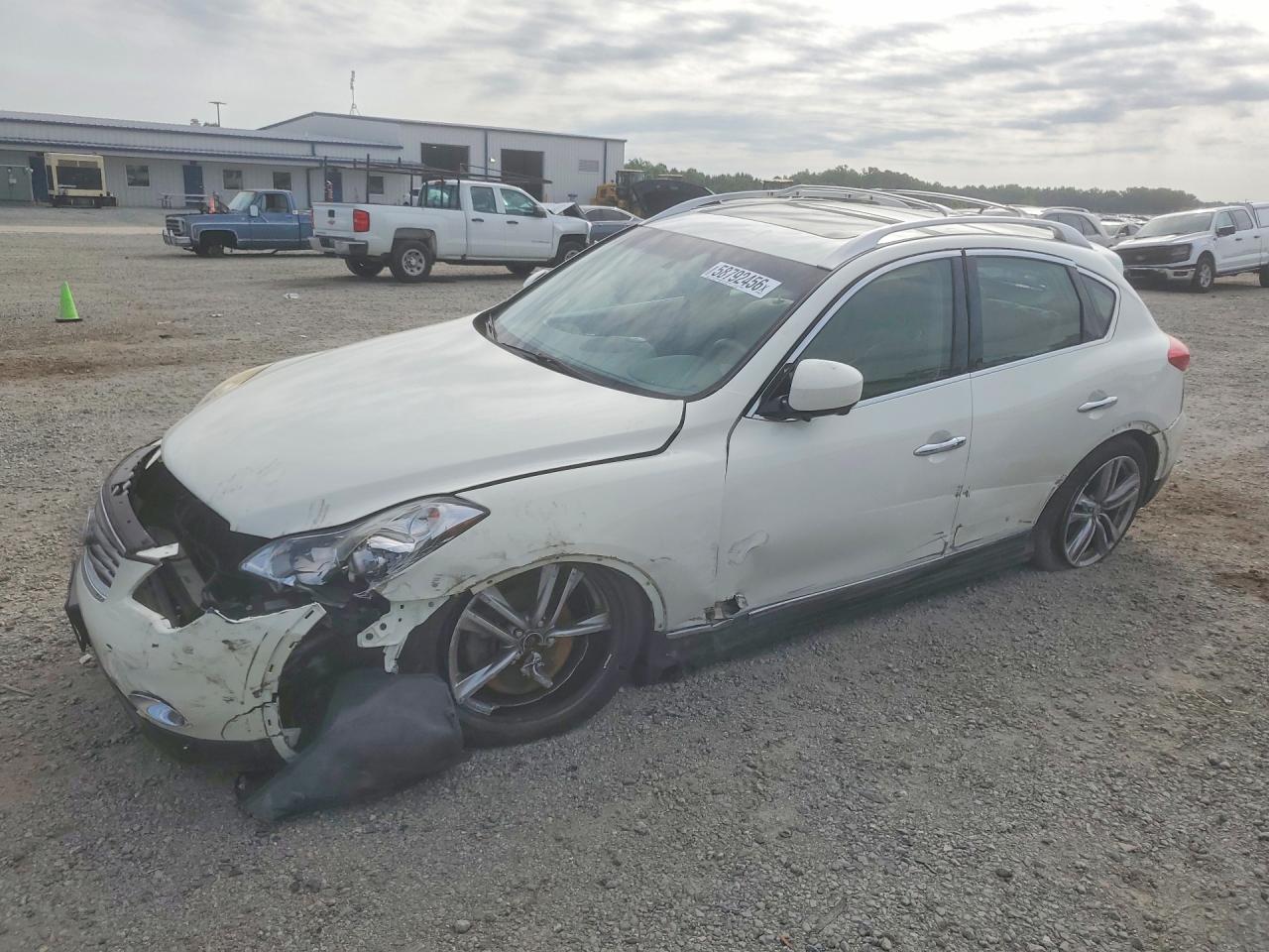 2012 Infiniti EX Journey, VIN JN1AJ0HR6CM453124 — Front end