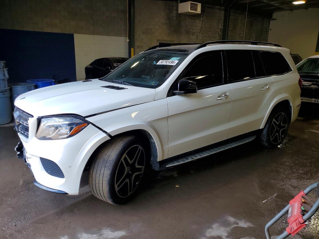 2018 Mercedes-Benz GLS 550, VIN 4JGDF7DE4JB040226 — Front end