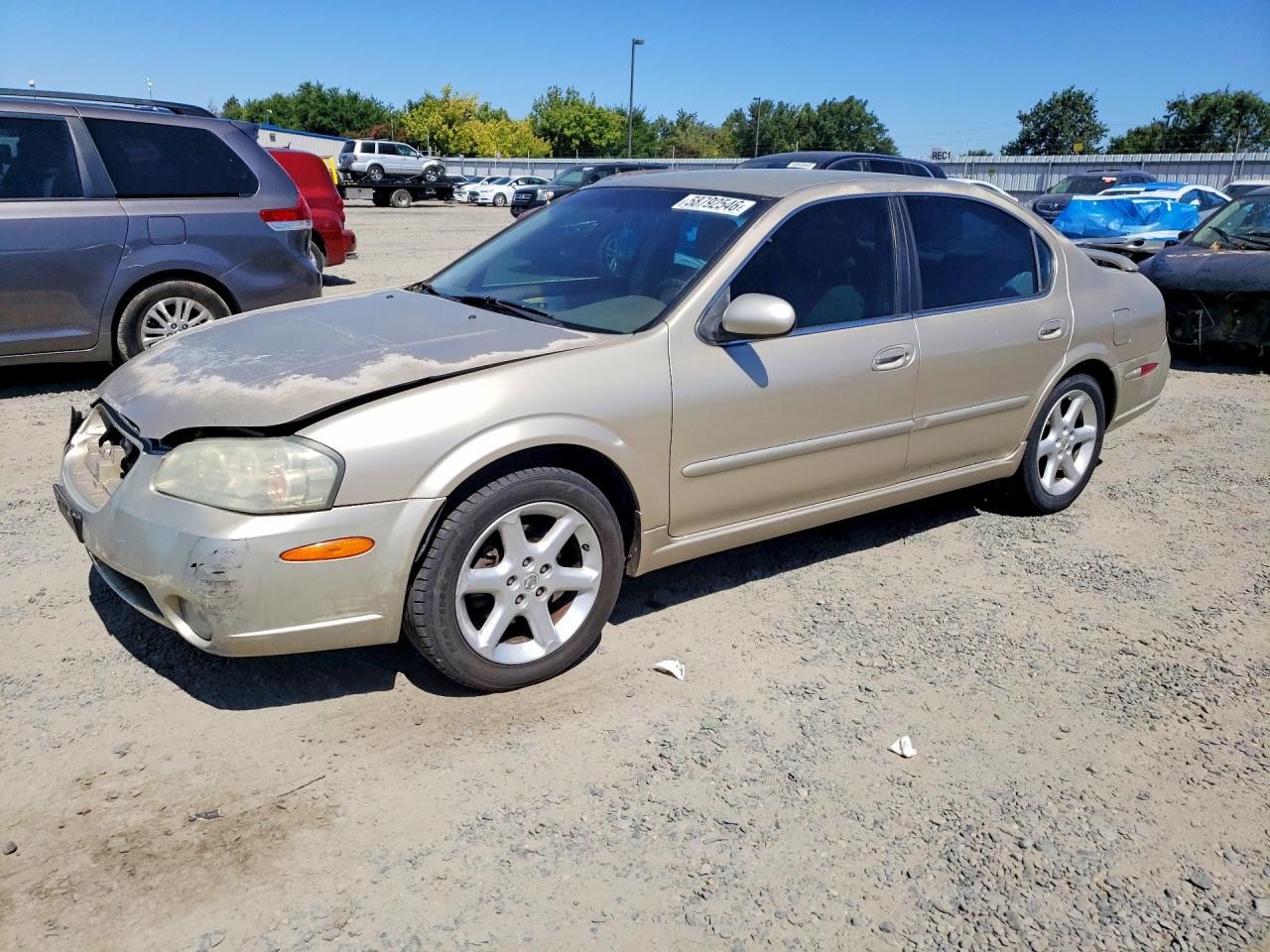 2002 Nissan Maxima GLE, VIN JN1DA31D42T422181 — Перед