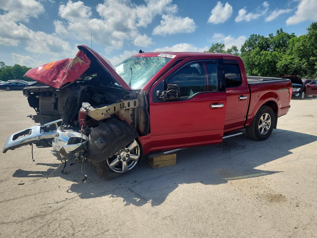 2020 Ford F-150 XL, VIN 1FTEW1EP0LKF13970 — Frame damage